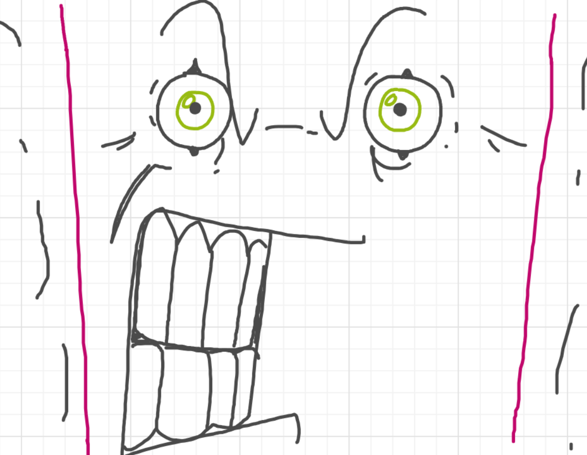 A panel from I've Been Everywhere, Man, episode nine of the Board Boards object show by Furretwalk/WalkingFurret.